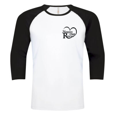 Unisex Baseball Tee Heart Thumbnail